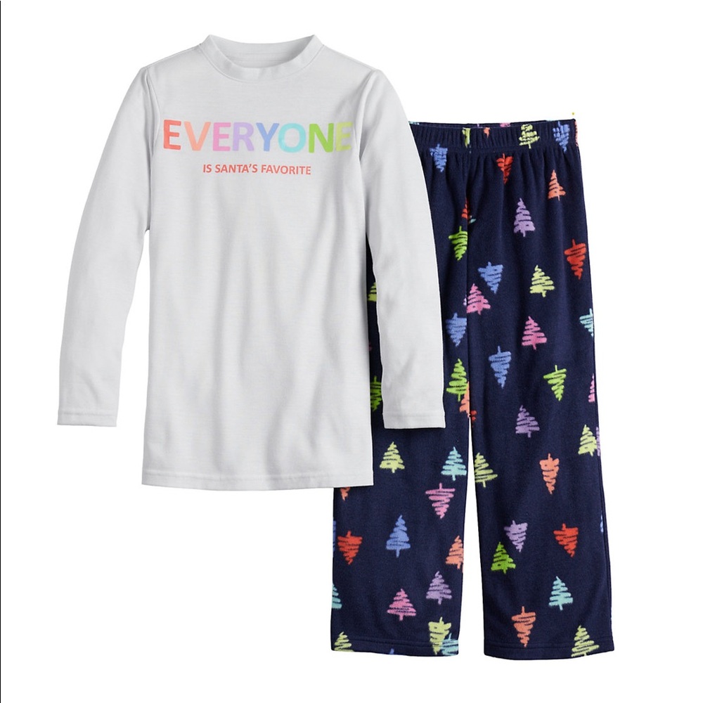 NWT - Girls Christmas Pajama Set